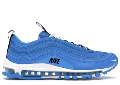 Pre-owned Nike  Air Max 97 Overbranding Blue Hero In Blue Hero/white-black-varsity Red