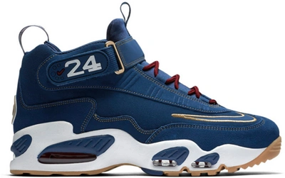 Pre-owned Nike  Air Griffey Max 1 Griffey For Prez In Midnight Navy/team Red-gum Light Brown