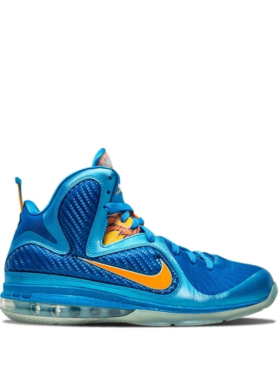 Nike Lebron 9 Sneakers In Blue