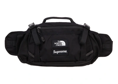 Pre-owned Supreme  The North Face Expedition Waist Bag Black