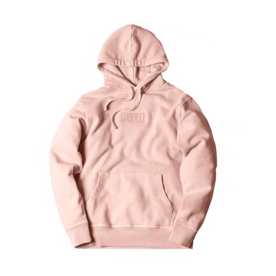 Pre-owned Kith  Classic Logo Hoodie Pink