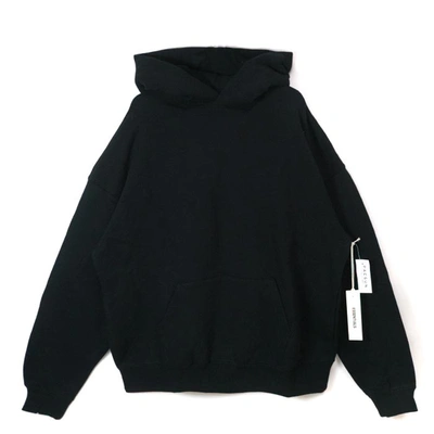Pre-owned Fear Of God  Essentials Graphic Pullover Hoodie Black