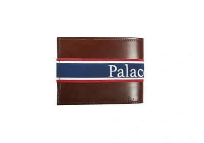 Pre-owned Palace  Billfold Wallet Brown