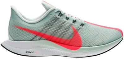 Pre-owned Nike Zoom Pegasus 35 Turbo Wolf Grey Hot Punch (women's) In Barely Grey/hot Punch-black-white