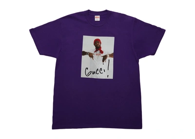 Pre-owned Supreme  Gucci Mane Tee Purple