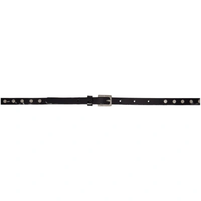 Faith Connexion Navy Studded Xl Belt In 402 Navy