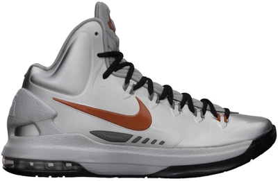 Pre-owned Nike  Kd 5 Texas In Metallic Silver/desert Orange-sport Grey