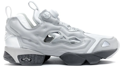 Pre-owned Reebok  Instapump Fury Concepts Cc Pack Platinum White In White/metallic Silver