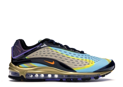 Pre-owned Nike Air Max Deluxe Midnight Navy Laser Orange (women's) In Midnight Navy/laser Orange