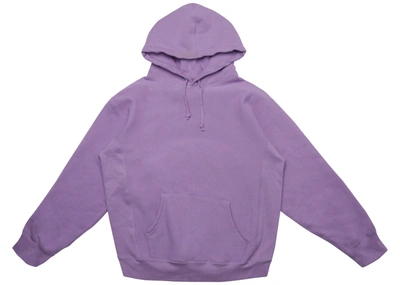Pre-owned Supreme  Studded Hooded Sweatshirt Violet