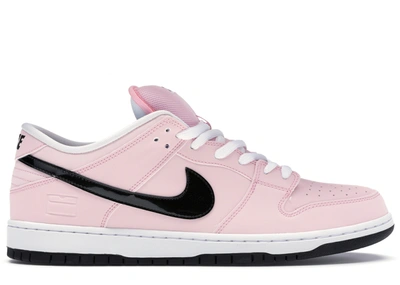 Pre-owned Nike Dunk Sb Low Pink Box In Prism Pink/black-white | ModeSens