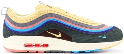 Pre-owned Nike Air Max 1/97 Sean Wotherspoon (all Accessories And Dustbag)  In Light Blue Fury/lemon Wash | ModeSens