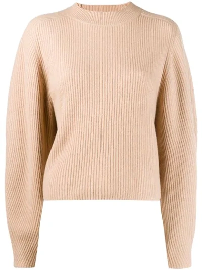 Chloé Chloe Brown Wool And Cashmere Sweater