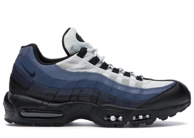 Pre-owned Nike Air Max 95 Black Navy Obsidian In Black/navy Blue-pure  Platinum-obsidian | ModeSens