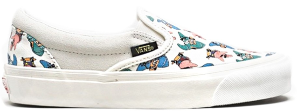 spongebob vans slip ons