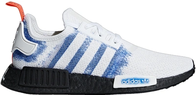 Pre-owned Adidas Originals  Nmd R1 Atl In White/blue/black