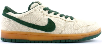 Pre-owned Nike  Sb Dunk Low Green Hemp In Jersey Gold/bonsai