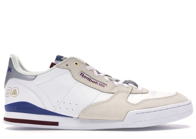 Pre-owned Reebok  Phase 1 Footpatrol X Highs And Lows Common Youth In White/white-cobalt-merlot