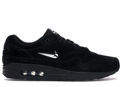 Pre-owned Nike Air Max 1 Jewel Black Chrome In Black/chrome-black | ModeSens