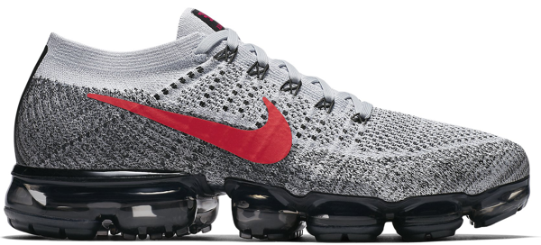 nike vapormax pure platinum university red
