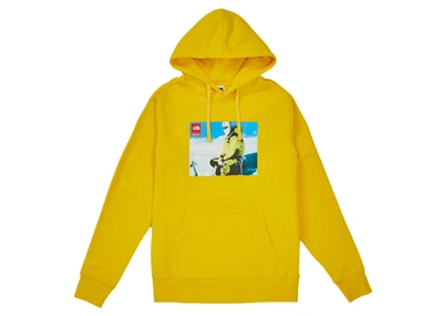 Pre-owned Supreme  The North Face Photo Hooded Sweatshirt Yellow
