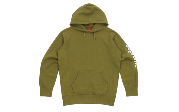 supreme patch hoodie