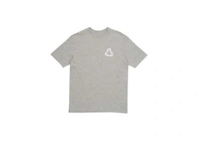 Pre-owned Palace P 3 T-shirt Grey Marl/white