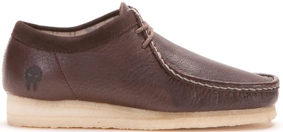 Pre-owned Clarks  Wallabee Mf Doom Brown In Brown Leather