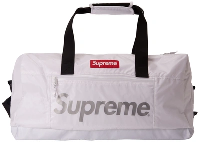 Pre-owned Supreme  Duffle Bag White