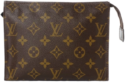 Pre-owned Louis Vuitton  Toiletry Pouch Monogram 19 Brown