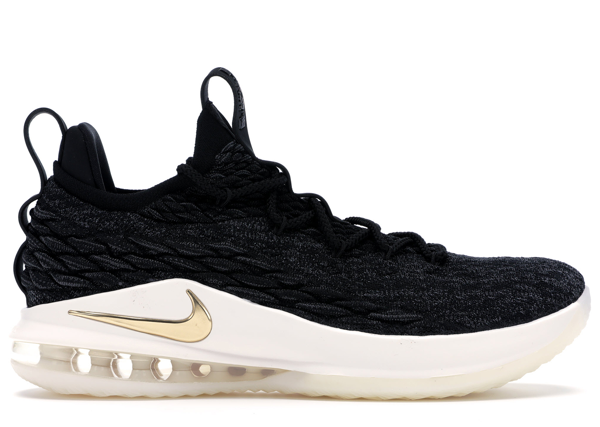 black metallic gold lebron 15