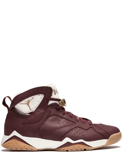 Jordan Air  7 Retro C&c "cigar" Trainers In Red