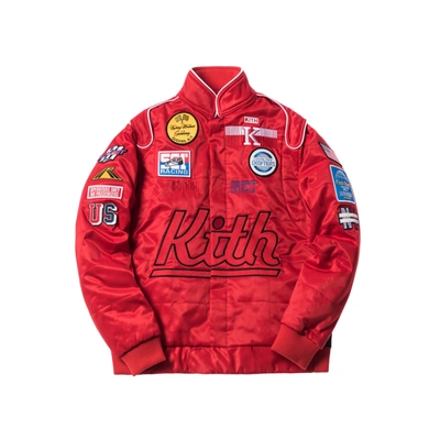 Pre-owned Kith  Racing Jacket Red