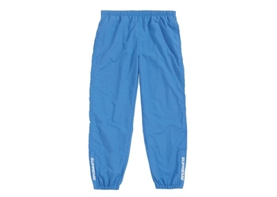 Pre-owned Supreme Warm Up Pant (fw18) Light Blue