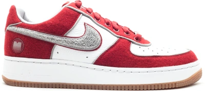 Pre-owned Nike  Air Force 1 Low 5 Boroughs Pack Manhattan In Team Red/matte Silver-white