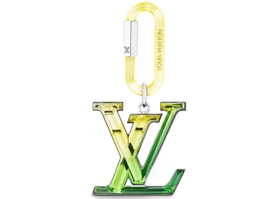 Pre-owned Louis Vuitton Plexi Bag Charm Yellow/green