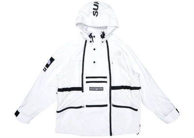 Pre-owned Supreme The North Face Steep Tech Hooded Jacket White