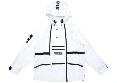 jacket, north face, windbreaker, supreme, white - Wheretoget