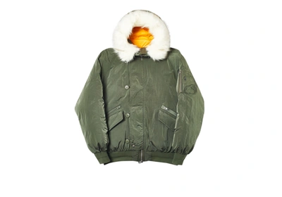 Pre-owned Palace  P-2b Short Parka Olive