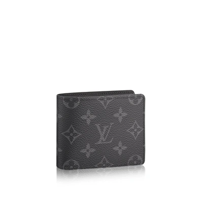 LOUIS VUITTON Monogram Eclipse Slender Wallet 1213599