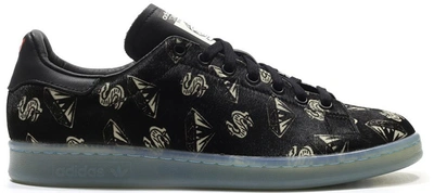 Pre-owned Adidas Originals  Stan Smith Pharrell Bbc Black In Black/black-light Aqua