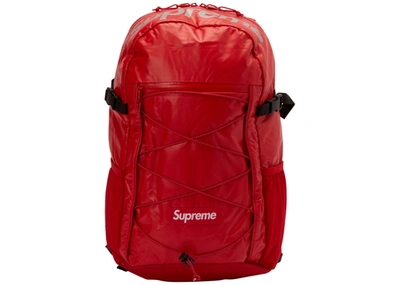 Pre-owned Supreme  Fw17 Backpack Red