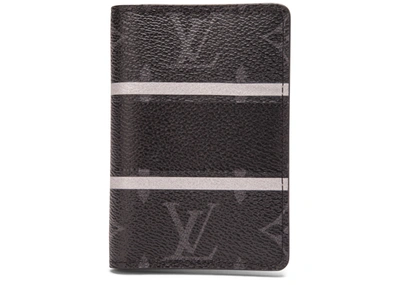 Louis Vuitton x Fragment Black Monogram Eclipse iPhone Pouch Case Pochette 204lvs29