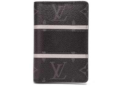Pre-owned Louis Vuitton  X Fragment Pocket Organizer Monogram Eclipse Black
