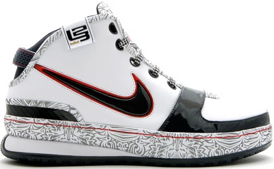 Pre-owned Nike  Lebron 6 United We Rise In White/obsidian-sport Red