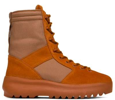 Pre-owned Yeezy  Military Boot Burnt Sienna
