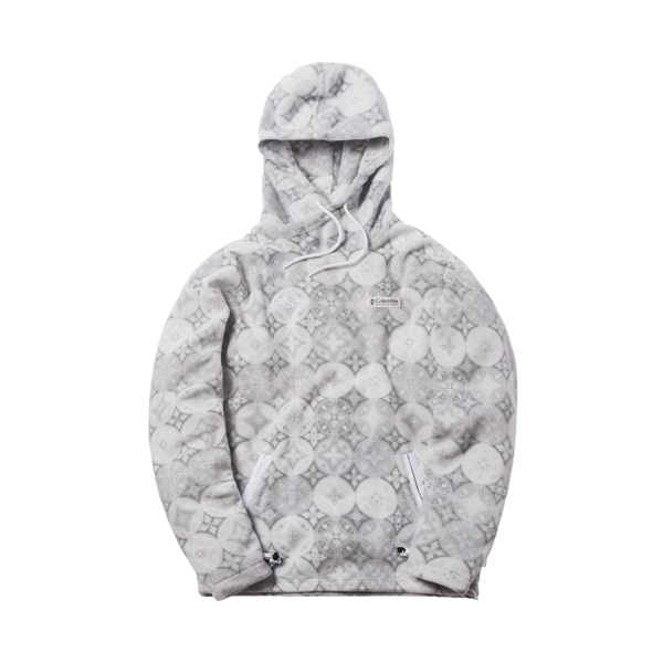 kith x columbia fleece hoodie