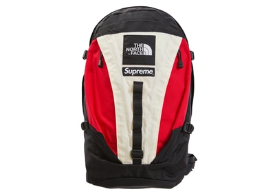 Pre-owned Supreme  The North Face Expedition Backpack White