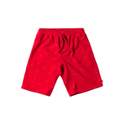 Pre-owned Kith  Coca Cola Cherries Bleecker Short Red