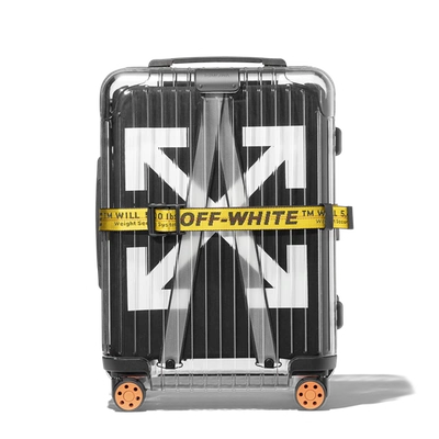 Pre-owned Off-white  Rimowa See Through 36l Case Black